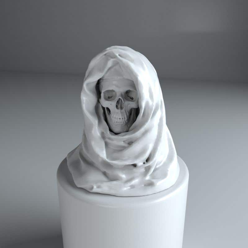 
                                                                                                                        Inscrição nº                                             4
                                         do Concurso para                                             Design of an Arab female Skull with a scarf for 3D printing
                                        