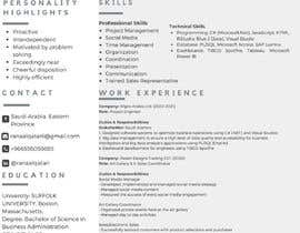 #25 untuk Create an elegant CV/Resume for me oleh asifalim2212