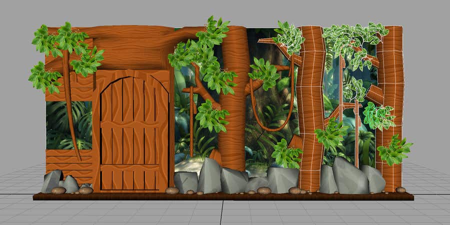 
                                                                                                            Конкурсная заявка №                                        60
                                     для                                         3D Graphic Design for Wall Mural - Children's Treehouse Theme
                                    