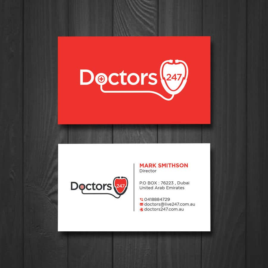 
                                                                                                            Penyertaan Peraduan #                                        292
                                     untuk                                         Logo Design - Business Card Layout  -  Doctors247
                                    