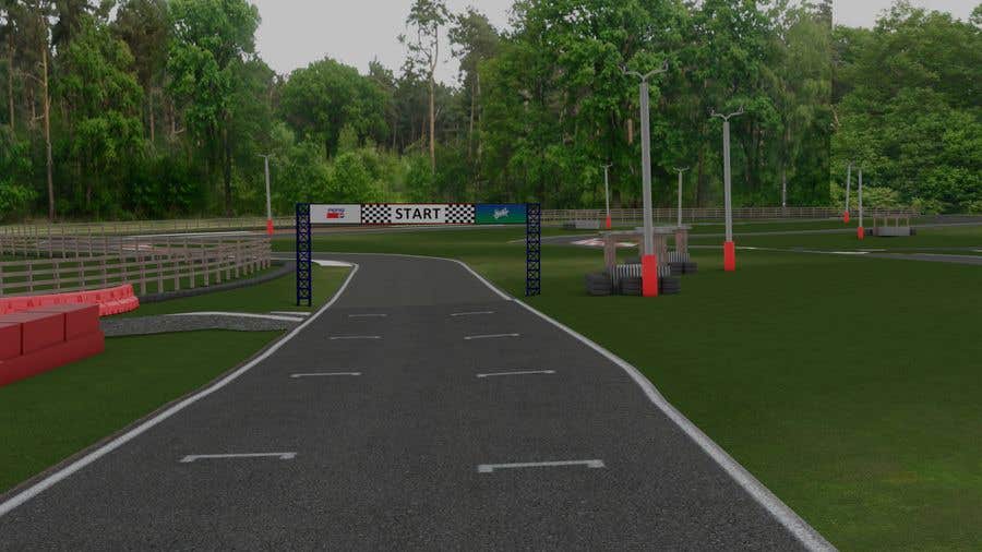 Kilpailutyö #72 kilpailussa                                                 Build me a 3D Race Track Model for a game called Assetto Corsa
                                            