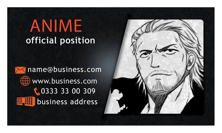 
                                                                                                                        Proposition n°                                            7
                                         du concours                                             Design some Business Cards for anime site
                                        