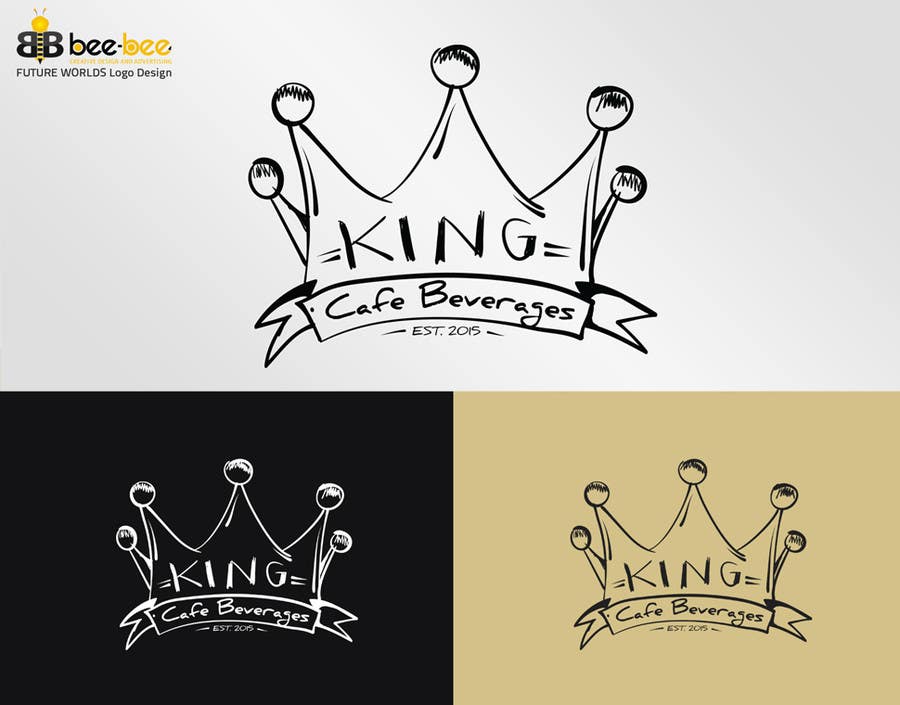 Penyertaan Peraduan #115 untuk                                                 Design a Logo for King Cafe Beverages
                                            