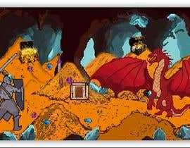 #32 untuk Pixel art of a warrior facing a dragon. oleh cpasundu1