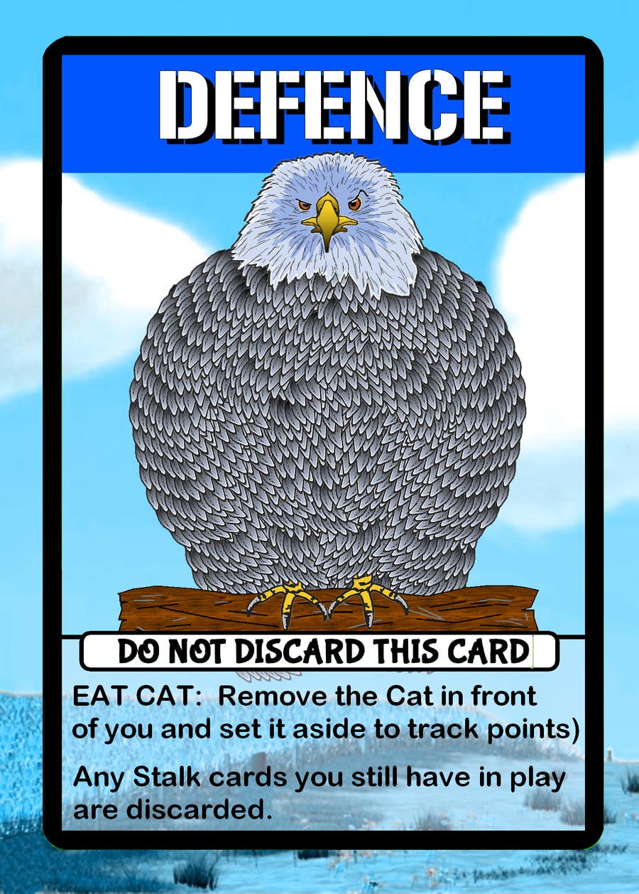Kilpailutyö #5 kilpailussa                                                 Illustrate Something for a Cat Card Game
                                            