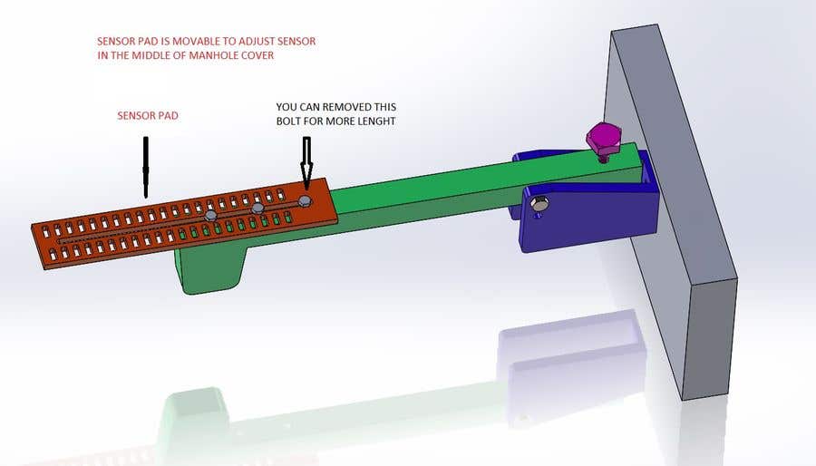 Konkurrenceindlæg #16 for                                                 3D CAD Concept of Holder for Drainage Sensor
                                            