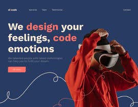 #14 cho Landing Page Mockup for Web3 / Metaverse Product for Content Creators bởi falcon70