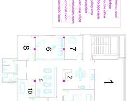 Nro 9 kilpailuun Need A Creative Floor Plan for our New Studio/ Office käyttäjältä aliganjei