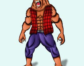 #85 for Illustration of a muscle Bear af shorifirfan
