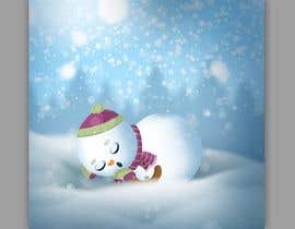 Nro 52 kilpailuun Illustration of a snowman baby falling asleep käyttäjältä freeland972