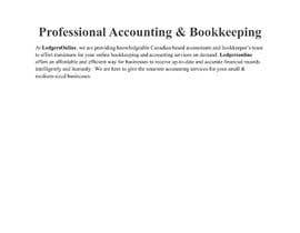 roshidul4622 tarafından I need a writer with experience in the accounting and bookkeeping space için no 8