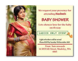 #17 for Design Baby Shower Invite - Indian af janifaazad