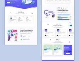 #42 cho design a landing page based on our logo bởi ghaluhwizz
