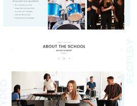 #3 for Mock-up design for a musical academy website af AbhayPratap005