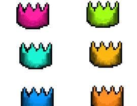 #14 for Design a selection of 8-bit colour, pixellated party hats af Datchana2000