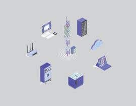 #16 for 17 isometric view SVG graphic image elements + 1 system illustration SVG image composed of the individual images. af samimgrafix