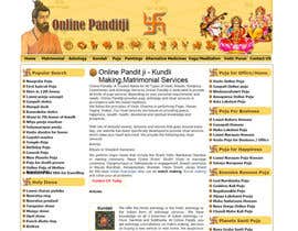#8 for My new website that lists details of pandits/pujaris who can render their services for religious functions and occassions similar to matrimonial site listings by tomsandy