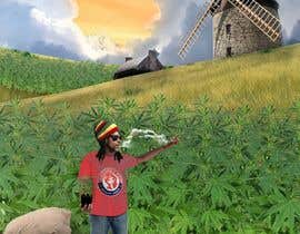Nro 27 kilpailuun Photoshop a Drawing of a Cannabis Landscape in to Photo Realism Poster käyttäjältä draco01archer