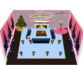 #19 for Design 2D christmas party virtual room with the following constraints af tasfiafarhat