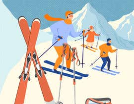 #17 สำหรับ Graphic designer wanted - Ski mountaineering project โดย hamdanet