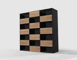#17 for Contemporary Stand Bookshelf with Doors/Cabinet by emelgohary5