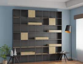 #4 untuk Contemporary Stand Bookshelf with Doors/Cabinet oleh HentrySunny