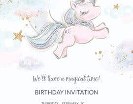 #3 Invitation card for birthday party. részére Azarshaikh666 által
