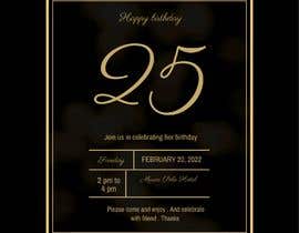 #20 Invitation card for birthday party. részére Malikrashid66 által
