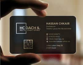 #607 untuk I need a design for transparent business cards oleh ahsanhabib5477