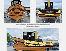 Nro 126 kilpailuun Create Cartoon Character to be painted onto small tug boat käyttäjältä bachimagination