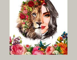 #40 untuk Single cover art (Half lion muzzle+Half Face) oleh izhan56