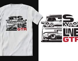 kamrunnaharemo tarafından Nissan Sports Car T-Shirt Design: Nissan Skyline GTR &amp; Nissan 350Z için no 106