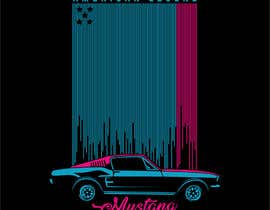 #294 for Ford Mustang Sports Car T-Shirt Design by Dipto97