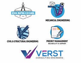 #40 Graphic Design - Set of logos for engineering disciplines részére ArticsDesigns által