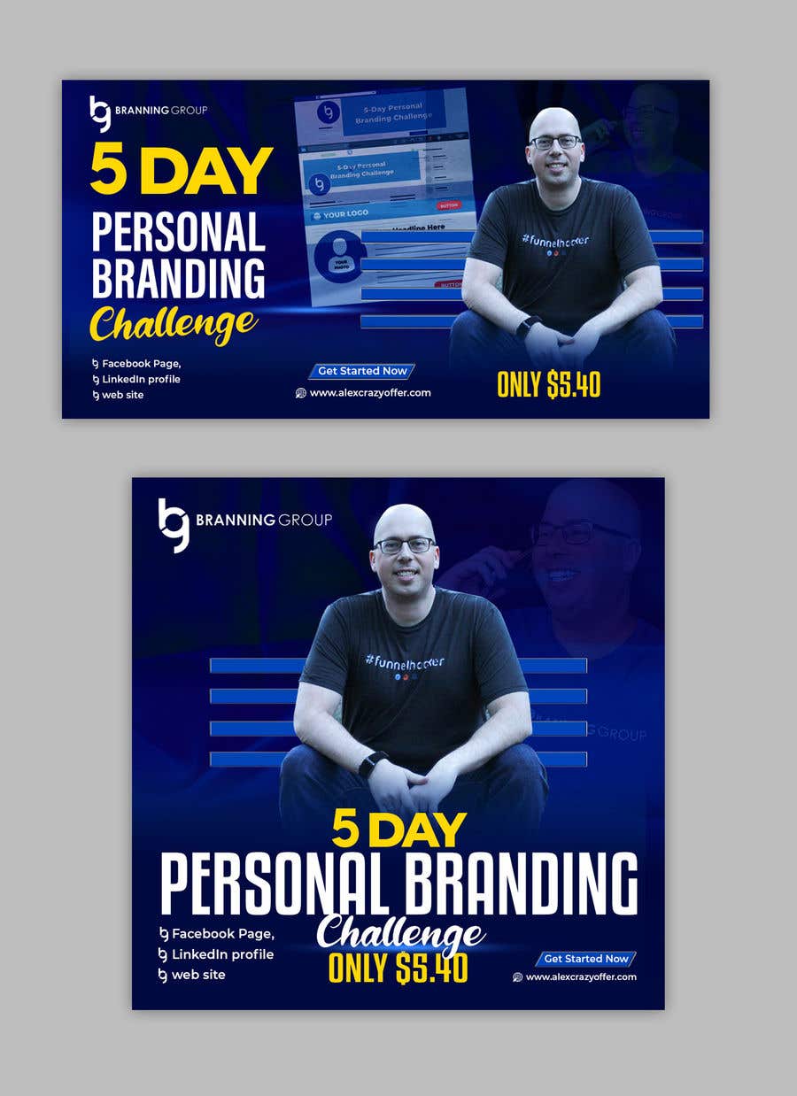 
                                                                                                                        Конкурсная заявка №                                            71
                                         для                                             Facebook Ad for “5 Day Personal Branding Challenge”
                                        