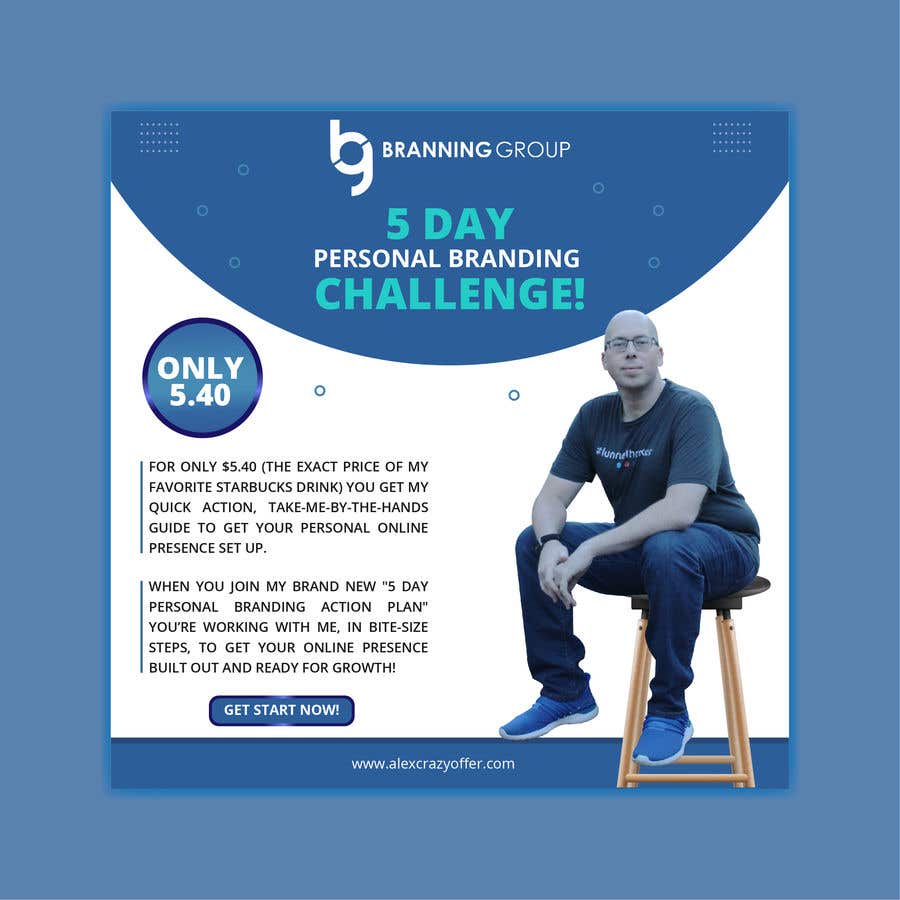 
                                                                                                                        Конкурсная заявка №                                            92
                                         для                                             Facebook Ad for “5 Day Personal Branding Challenge”
                                        