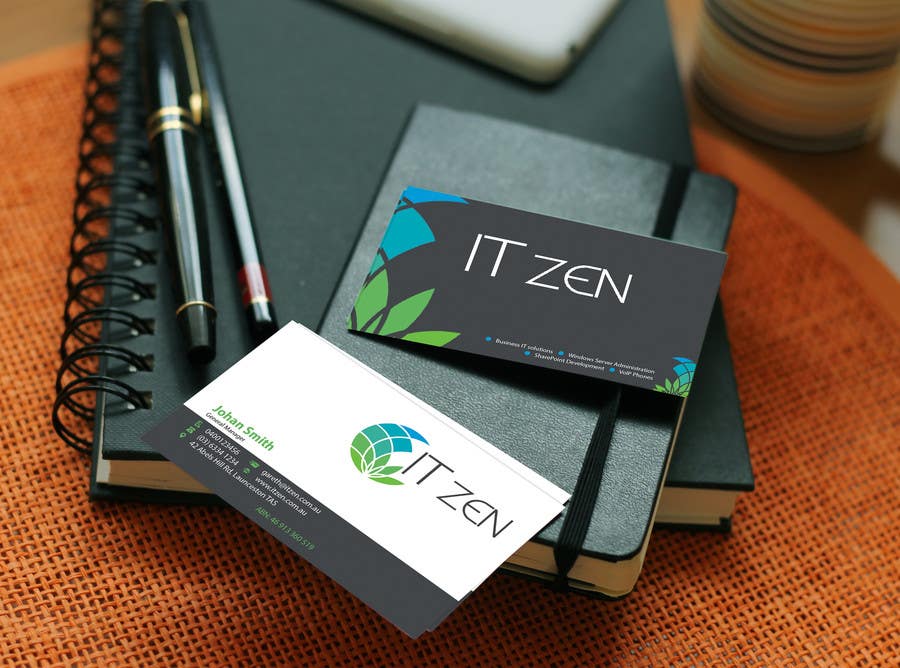 Contest Entry #125 for                                                 Design some Business Cards for IT Zen
                                            