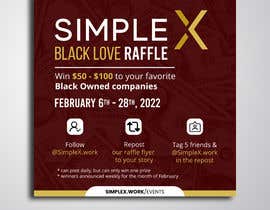 #20 [Simple X Raffle] Make a flyer for a raffle/product soft launch részére Bilaliyah által