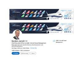 #125 for Design a new banner/header for LinkedIn for AAM - Aircraft Asset Management by qamarkaami