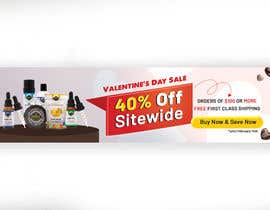 #41 for Valentines Day Sale Banner for Online CBD Store by saayyemahmed