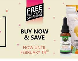 #10 for Valentines Day Sale Banner for Online CBD Store by ghauri1995