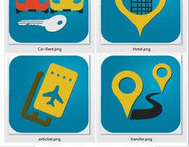 #36 para Design Icons for travel website por birhanedangew