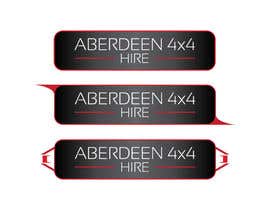 nº 16 pour Design a Logo for Aberdeen 4x4 Hire par Dzery 
