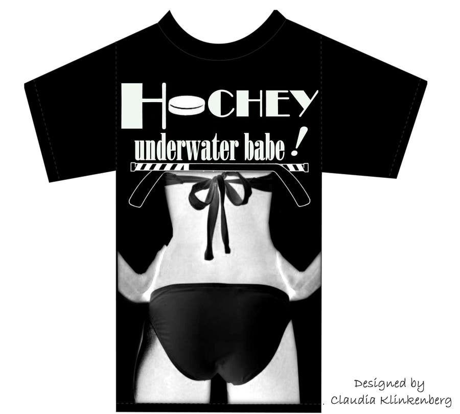 Kilpailutyö #12 kilpailussa                                                 Do a t-shirt for Underwater Hockey
                                            