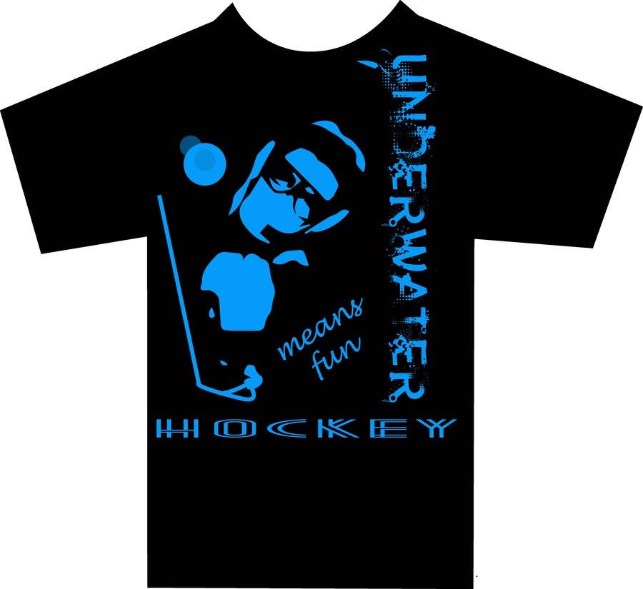 Kilpailutyö #24 kilpailussa                                                 Do a t-shirt for Underwater Hockey
                                            