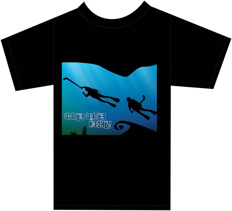 Kilpailutyö #28 kilpailussa                                                 Do a t-shirt for Underwater Hockey
                                            