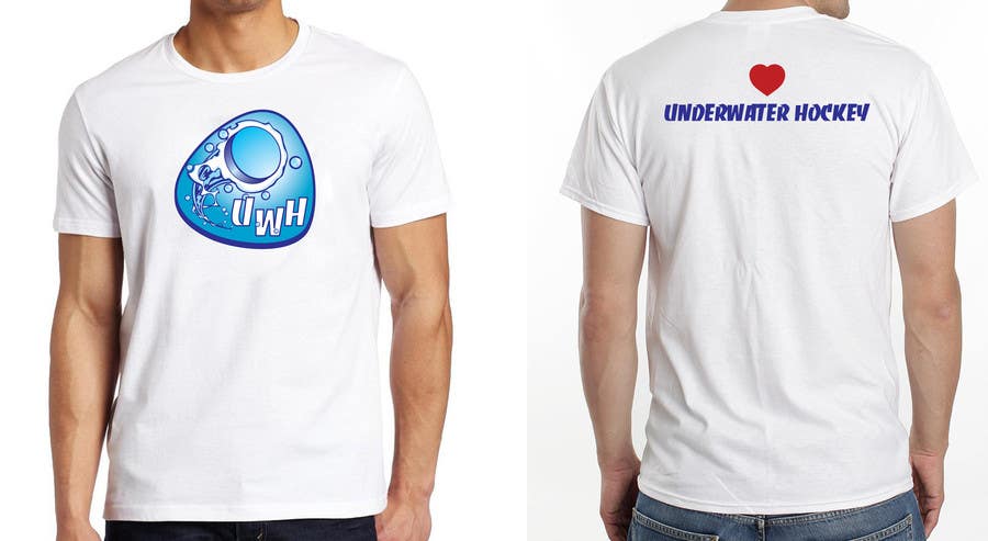 Kilpailutyö #20 kilpailussa                                                 Do a t-shirt for Underwater Hockey
                                            