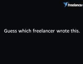 #2182 ， Need a 5 word speech for Freelancer CEO Matt Barrie for the Webbys! 来自 fayt75