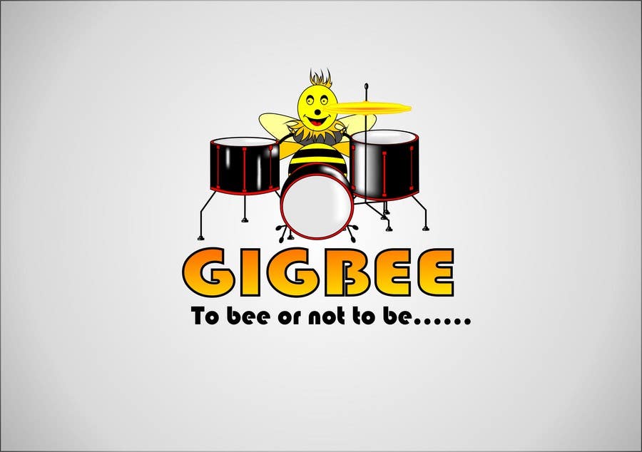 Tävlingsbidrag #262 för                                                 Logo Design for GigBee.com  -  energizing musicians to gig more!
                                            