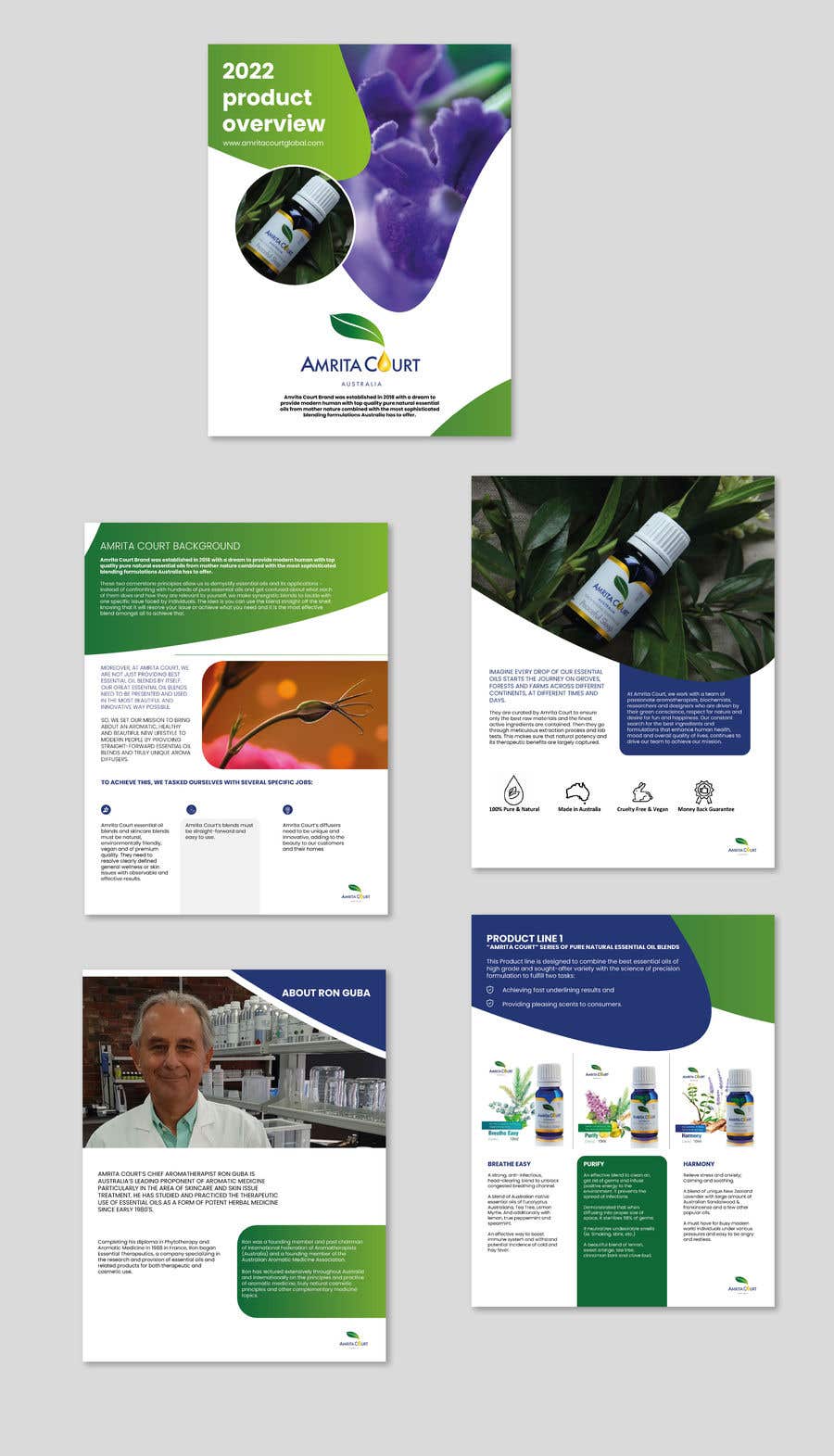 Kilpailutyö #2 kilpailussa                                                 Corporate Booklet - Expo use and daily use for B2B - Essential Oil
                                            
